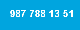 987 788 13 51